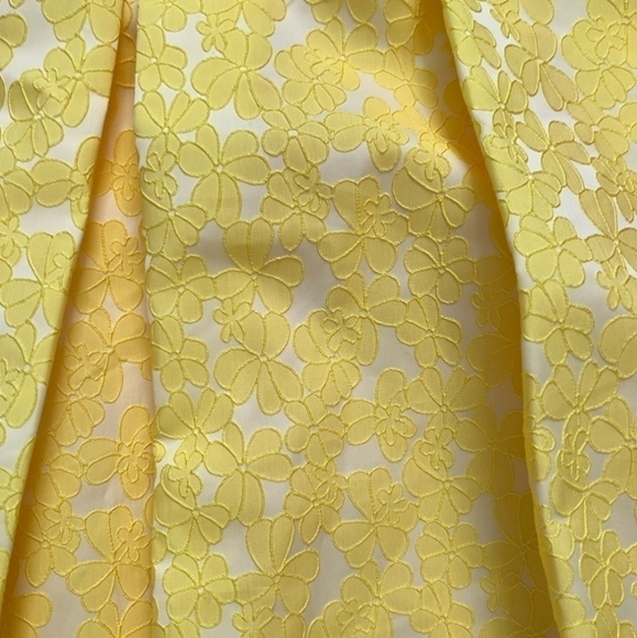 halogen X Atlantic-Pacific Jacquard Yellow Skirt - Picture 6 of 10